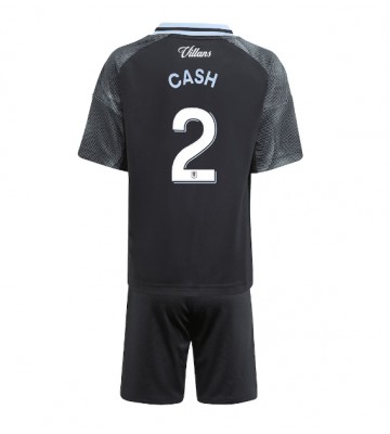 Aston Villa Matty Cash #2 Replika Babytøj Udebanesæt Børn 2025-26 Kortærmet (+ Korte bukser)